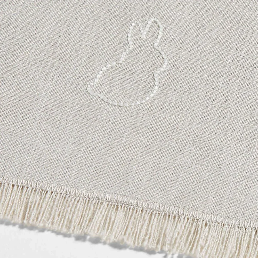 Crate & Barrel Easter Bunny Organic Cotton Dish Towels Set of 2